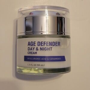 Spascriptions Age Defender Day & Night Cream Mens 1.7oz New Hyaluronic Acid